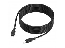 Кабель Lightning -TypeC BOROFONE BX113 PD 27W Silicone (черный) 3м, мятая пауковка