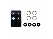 Стекло камеры для Xiaomi Poco X6 Pro 5G (2311DRK48G) в сборе с рамкой Черный