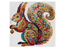 30х30 Алмазная мозайка "Белка" PSD007 (без подрамника)