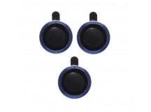 Защитное стекло линзы камеры для iPhone 17 Pro/17 Pro Max (комплект 3 шт.) Синий