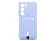 Чехол-накладка - SC304 с картхолдером для "Realme C71" (light violet) (241114)