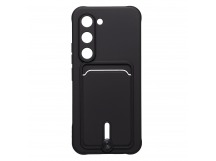 Чехол-накладка - SC304 с картхолдером для "Tecno Spark 40 Pro" (black) (241169)