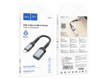 Адаптер Hoco UA24 (USB3.0-Type-C) черный