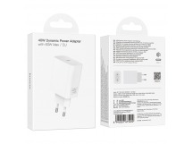 Сетевое зарядное устройство Hoco C162A PD40W белый