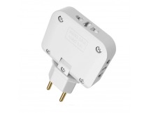 Тройник TA-05 3 розетки, белый