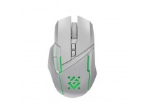 Беспроводная игровая мышь Ibix GM-895 LED,6кн,3200dpi,бел,500мАч