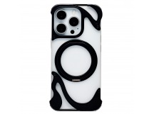 Чехол-накладка - SMZ08 Glassy SafeMag для "Apple iPhone 16 Pro" (black) (243151)