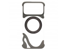 Чехол-накладка - SMZ07 Glassy SafeMag для "Apple iPhone 17 Pro Max" (silver) (243145)