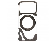 Чехол-накладка - SMZ07 Glassy SafeMag для "Apple iPhone 17 Pro" (silver) (243147)