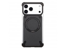 Чехол-накладка - Z-09 Carbon SafeMag для "Apple iPhone 17 Pro Max" (black) (243168)