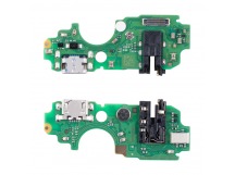 Шлейф для Tecno POP 7 (BF6) плата на системный разъем/разъем гарнитуры/микрофон - Премиум