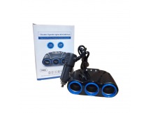 Разветвитель гнезда прикуривателя MRM-POWER (3USB/3.1A/120W) 1605 черный