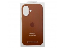 Чехол iPhone 17 Silicone Case MagSafe OR с Camera Control Terra Cotta