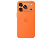 Чехол iPhone 17 Pro Max Silicone Case MagSafe OR с Camera Control Orange