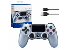 Геймпад для PS4 2.4Ghz (синий-металлик)