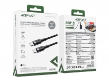 Кабель TypeC - TypeC ACEFAST C22-03 (черный) 1.2м