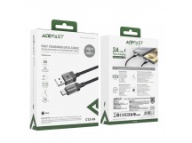 Кабель USB - TypeC ACEFAST C12-04 (черный) 1.2м