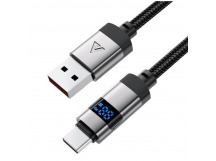 Кабель USB - TypeC ACEFAST C15-04 Display (черный) 1.2м