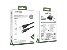 Кабель USB - TypeC ACEFAST C8-04 (черный) 1.2м