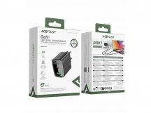 Сетевой адаптер питания ACEFAST A106 USB-C/USB A PD45W (черный)