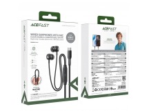 Наушники с микрофоном ACEFAST L8 Type-C Silicone (черный)