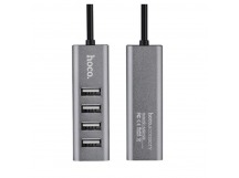Mega Hub Port HOCO HB1A 4USB 2.0 (темно-серый)