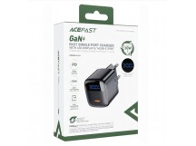 Сетевой адаптер питания ACEFAST A115 USB-C PD30W Display (черный)