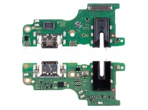 Шлейф для Infinix Hot 60 Pro (X6885) плата на системный разъем/разъем гарнитуры/микрофон - Премиум