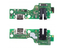 Шлейф для Tecno Spark Go 2 (KM4) плата на системный разъем/разъем гарнитуры/микрофон - Премиум