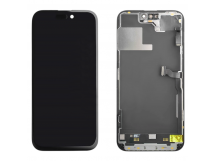 Дисплей для iPhone 14 Pro Max + тачскрин черный с рамкой 100% (REF) с датчиком