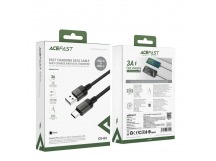 Кабель USB - TypeC ACEFAST C9-04 (черный) 1.2м