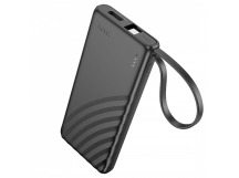 Внешний аккумулятор  5 000 mAh HOCO J129 (кабель Type-C) черный