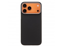 Чехол-накладка - SM028 SafeMag Carbon для "Apple iPhone 17 Pro Max" (black) (242639)