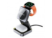 Беспроводное зарядное устройство Acefast E20 (для смартфона + гарнитуры + iWatch) Черный