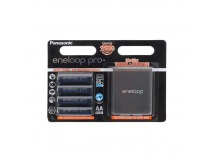 Аккумулятор PANASONIC  R6 eneloop pro BK-3HCDEC4BE (2500mAh)  +футляр (4 бл) (4/40)