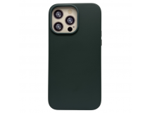 Чехол для iPhone 14 Pro Max кожаный Magsafe, светло-зеленый