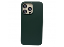 Чехол для iPhone 15 Pro Max кожаный Magsafe, светло-зеленый