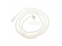 Шнурок - "Бусинки" (white) (243962)