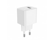 Адаптер Сетевой Borofone BAS11A Erudite (повр. уп.) USB 2,1A/10W (white) (243579)