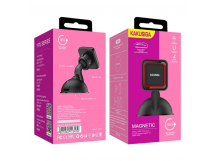 Автодержатель KAKUSIGA KSC-338C магнитный на присоске черный
