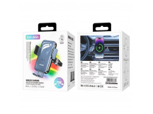 Автодержатель с беспроводной зарядкой KAKUSIGA KSC-1188 в дефлектор 15W черный