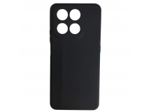 Чехол силиконовый Honor X7D матовый с защитой камеры черный