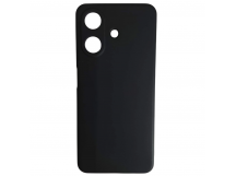 Чехол силиконовый Realme Note 60/60X/C61/C63 матовый с защитой камеры черный