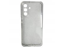 Чехол силиконовый Samsung A17/A26 прозрачный с блестками SILVER