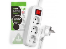 Удлинитель Розетки LP SF513 С/З с переключателем (белый) 5м