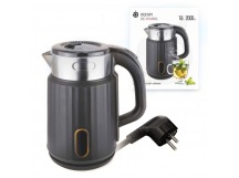 Чайник электрический Deespi DE-W04RG 1.8л 2000Вт (пластик, металл, серый)