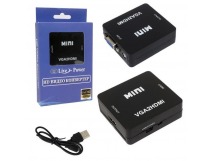 Конвертер-переходник MINI VGA2HDMI 1080 H126 (черный)
