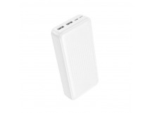 Аккумулятор внешний Borofone BJ78А Clever, 20000mAh, пластик, 2.0А, 2 USB выхода, цвет: белый (1/42)