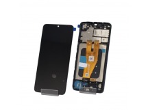 Дисплей для Samsung A055F Galaxy A05 в рамке + тачскрин (черный) (100% LCD)