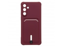 Чехол-накладка - SC304 с картхолдером для "Samsung Galaxy M55 5G" (bordo) (241898)